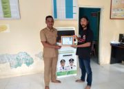 Media Faktual.Net Serahkan Sertifikat Penghargaan Kepada Pemerintah Desa Bontolempangan 