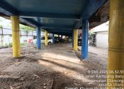 Kolong Jembatan Lestari Kelurahan Cilincing Dibersihkan Belum Dimanfaatkan