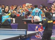Tim Tenis Meja Beregu Putri Sulsel, Melaju ke 8 Besar PORNAS Korpri XVII 2025