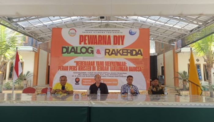 Ketua PGLII DIY Pdt. Onwin Hetharie Nahkodai PEWARNA Indonesia DIY: Semangat Baru Pers Kristen di Tengah Tantangan Bangsa