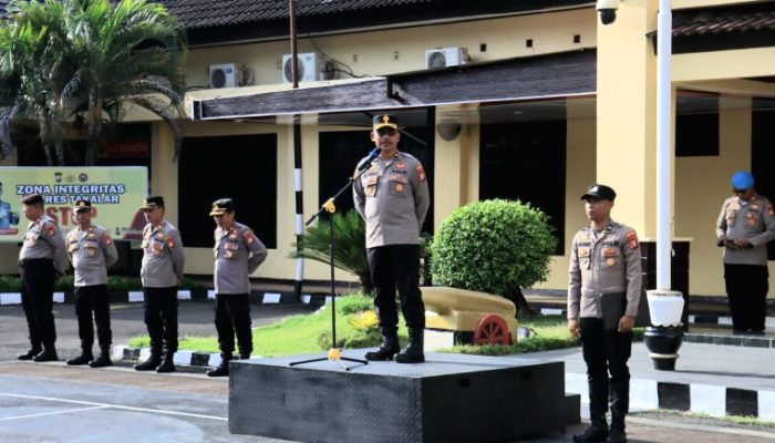 Wakapolres Tekankan Disiplin, Gaya Hidup Sederhana, dan Kepedulian Digital