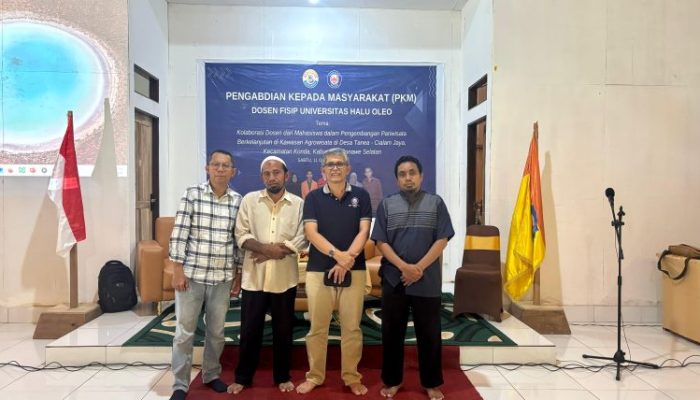 Kolaborasi Dosen dan Mahasiswa FISIP UHO, Kembangkan Pariwisata Berkelanjutan di Desa Tanea–Cialam Jaya