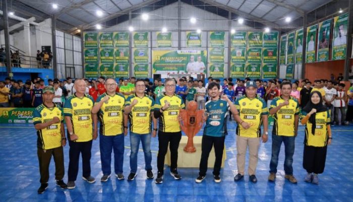 Wabup Barru Abustan Buka Turnamen Futsal Terbesar PEPABRI Championship 2025, 56 Tim Futsal Bersaing di Barru Sport Center