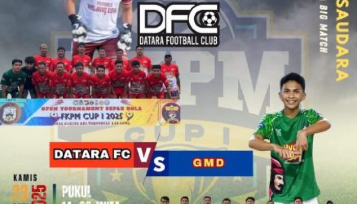 Laga Big Match, Perebutan Pase Perempat Final FKPM Desa Garing Cup I Tompobulu.