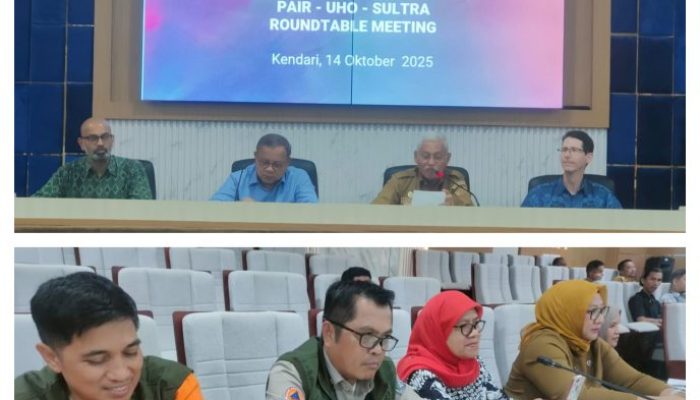 Gubernur Melalui Sekda Sultra Sampaikan Dukungan Penuh Kolaborasi Riset Iklim dan Kesehatan Lewat Forum PAIR-UHO-Sultra