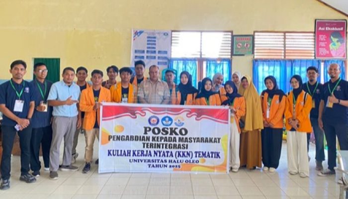 Dosen dan Mahasiswa KKN Tematik UHO Laksanakan Program Pemanfaatan SIPANDU Anak di Puskesmas Wua-Wua