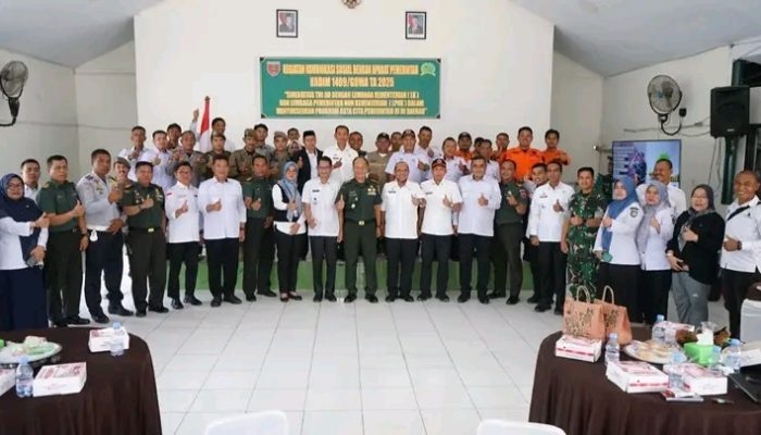Dukung Asta Cita, Kodim 1409/Gowa Gelar Komsos Ajak TNI-AD dan Pemerintah Daerah Perkuat Sinergi Pembangunan