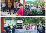 Ratusan Petani Kecamatan Tongauna Demo di Kantor Bulog Kabupaten Konawe