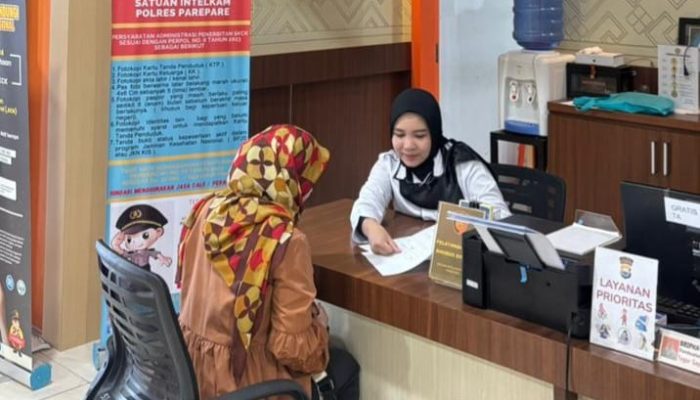Polres Parepare Sosialisasikan SKCK Full Online, Mudah dan Terlayani Cepat, Dapat diakses di Super App Polri di Playstore