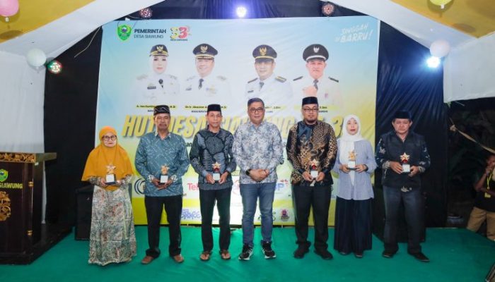 Wabup Barru Abustan Hadiri Peringatan Hari Jadi Desa Siawung Ke-33, Ajak Elemen Masyarakat Bangun Siawung Maju