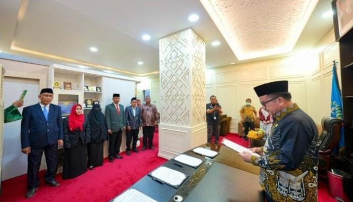 Berdasarkan Keputusan Presiden, Sekda Jufri Rahman Lantik 4 Fungsional Ahli Utama Lingkup Pemprov Sulsel