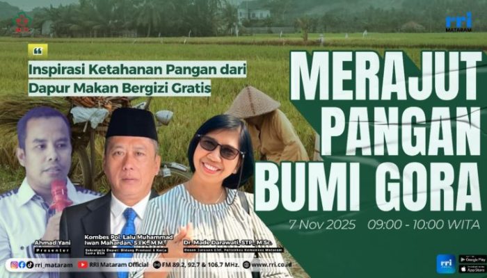 Dialog Merajut Pangan Bumi Gora, BGN Soroti Masalah Gizi NTB dan Solusi Nyata