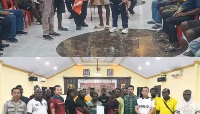 Polres Merauke Fasilitasi Mediasi Antara PHL dan TKBM, Operasional Pelabuhan Kembali Normal