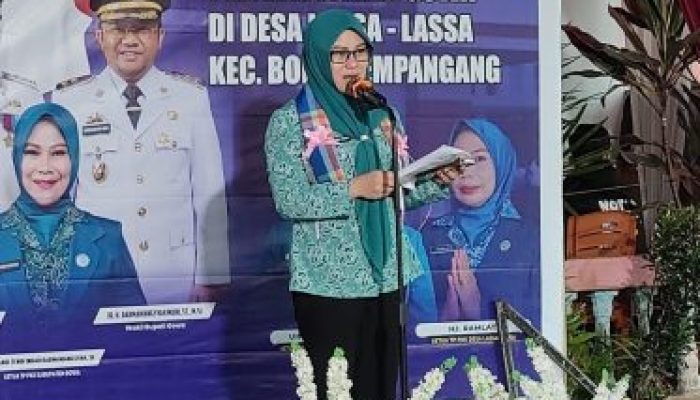 Supervisi, Monitoring, Evaluasi dan Pelaporan (SMEP) Tim Penggerak PKK Kabupaten Gowa di Desa Lassa-Lassa Bontolempangang