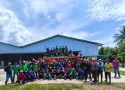 Pekerja PT KHBL Antusias Ikuti Simulasi Kebakaran Damkar Polman