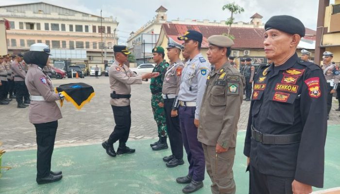 Wakapolres Gowa Pimpin Apel Gelar Pasukan Operasi “Zebra Pallawa 2025”