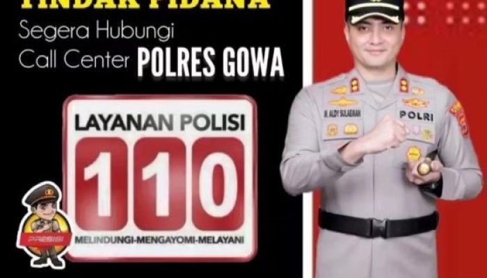 Polres Gowa Imbau Warga: Laporkan Segala Bentuk Tindak Pidana, Keselamatan Anda Prioritas Kami