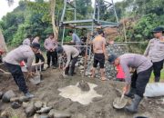Brimob Batalyon C Pelopor Turun Bantu Pembangunan Jembatan Gantung di Kab. Soppeng, Wujud Kepedulian Polri untuk Masyarakat