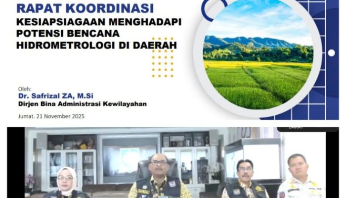 Damkar Polman Hadiri Rakor Nasional Kesiapsiagaan Bencana Hidrometeorologi Kemendagri