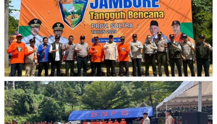 Sekda Sultra Buka Jambore Bencana 2025, Keselamatan Rakyat adalah Prasyarat Visi RPJMD