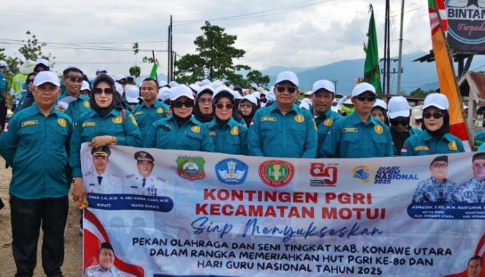 Peringati HUT ke-80, PGRI Motui: Momen Perkuat Solidaritas dan Semangat Melayani Pendidikan