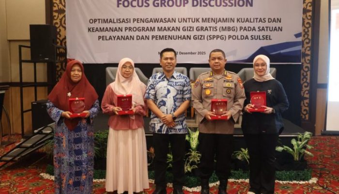 Dit Intelkam Polda Sulsel, Gelar FGD Bahas Optimalisasi Pengawasan Program MBG Pada SPPG Polda Sulsel