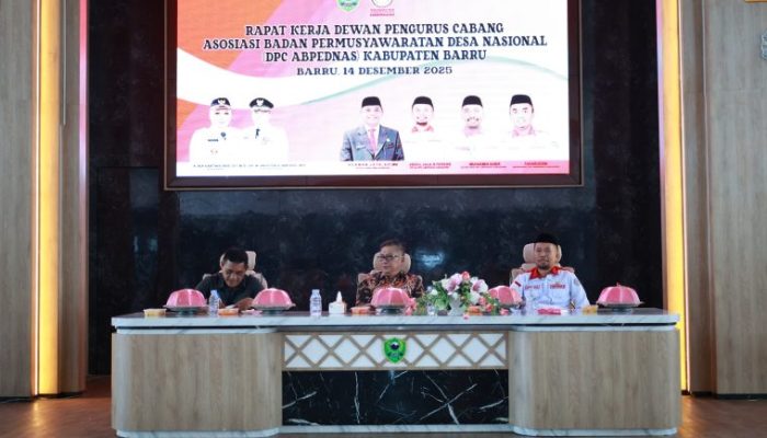 Wabup Barru Buka Rapat DPC Abpednas, Dorong BPD kawal Dana Desa Pengentasan kemiskinan, Kemandirian Masyarakat
