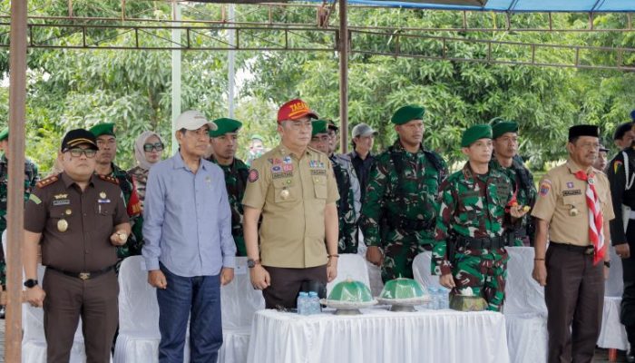 Wabup Barru Abustan, Hadiri Upacara Pelepasan Pleton Beranting Yudha Wastu Pramuka Jaya, Alun-alun Collie Pujie