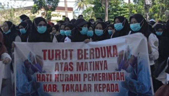 Bagaikan Sapi Perah, Ratusan Nakes RSUD Padjonga Daeng Ngalle Demo di Tengah Pelantikan 3.870 PPPK