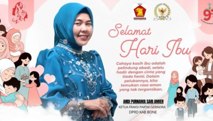 Maknai Hari Ibu, Andi Purnamasari Amier: Dedikasi Ibu dengan Cinta untuk Keluarga, Fondasi Pilar Bangsa