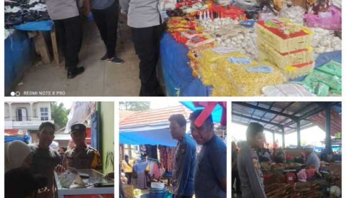 Kapolsek Tompobulu Pantau Harga di Pasar Tradisional Malakaji, Harga Stabil Jelang Tahun Baru