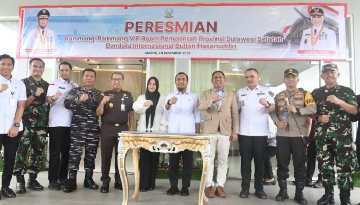Angkat Ikon Geopark di Bandara Hasanuddin, Gubernur Sulsel: Gerbang Awal Promosi Pariwisata Sulsel