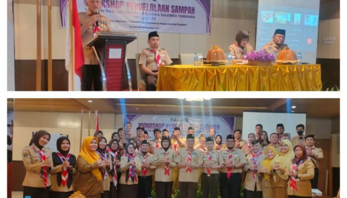 Workshop Pengelolaan Sampah Kwarda Sultra Dibuka, Pramuka Didorong Jadi Pelopor Lingkungan dan Kemandirian