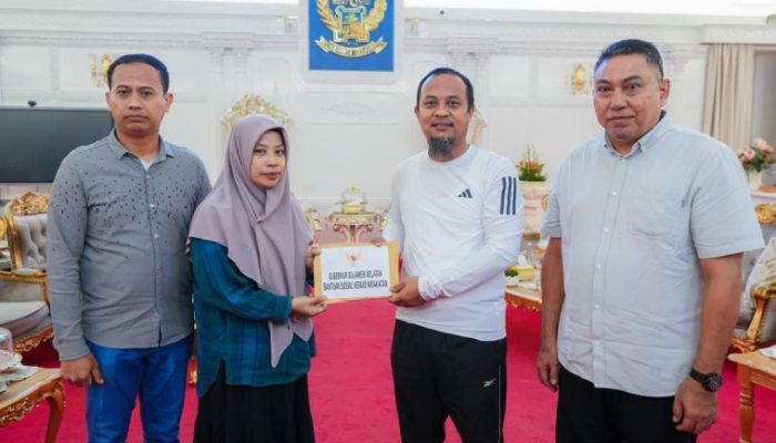 Gubernur Sulsel Beri Santunan dan Beasiswa Pendidikan, Anak Korban Insiden Laut Pangkep