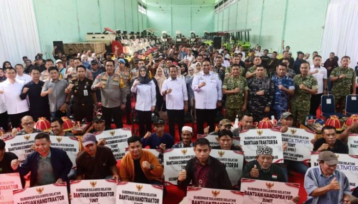 Gubernur Sulsel Tegaskan Alsintan Rp120 Miliar, Wajib Dimanfaatkan untuk Petani