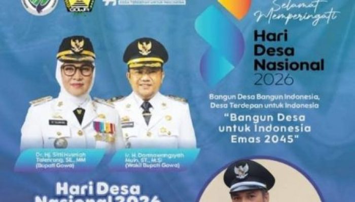 Hari Desa Nasional 2026 di Selenggarakan Kecamatan Bontonompo, Kades Rappolemba Ajak Warga Bangun Desa