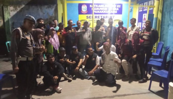 Kapolsek Panakkukang Kunjungi Wilayah RW 02 Karuwisi Utara, Tekankan Pentingnya Keamanan Lingkungan