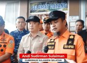 Gubernur Sulsel Tinjau Posko AJU Bersama Menhub dan KaBasarnas: Kita Kerahkan Seluruh Tim Maksimalkan Operasi Pencarian