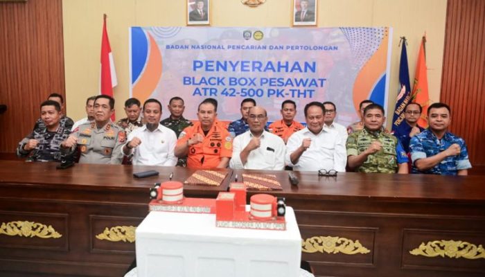 Gubernur Sulsel Saksikan Penyerahan, Black Box Pesawat ATR 42-500 PK-THT