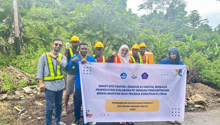 SMARTSITE FAKFAK: Edukasi K3 Dorong Peningkatan Keselamatan Pekerja Konstruksi Lokal