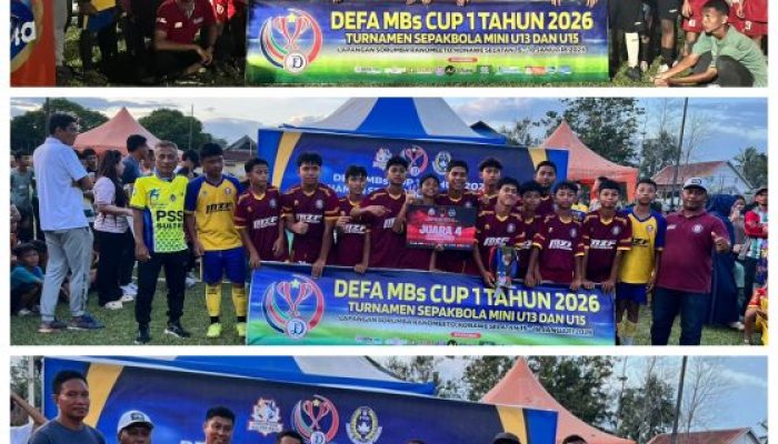 DEFA MBs CUP I 2026 Ajang Cetak Generasi Pesepak Bola Sultra untuk Indonesia