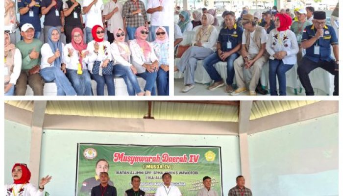 Amanah di Musda IV IKA Alumni SPP/SPMA/SMKN 5 Wawotobi, Sahurianto Meronda Ketua 2026 – 2030