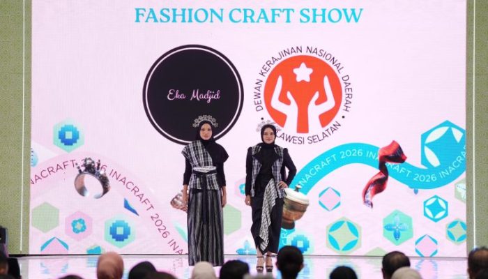 Sulawesi Selatan Tampilkan Kriya Batu Alam dan Wastra Tenun Unggulan di INACRAFT 2026