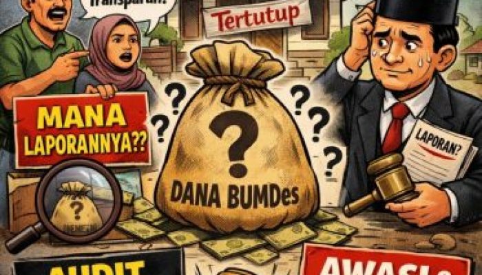 Dana BUMDes Desa Parangloe Gelap, Ketua Paham Hukum Justru Bungkam