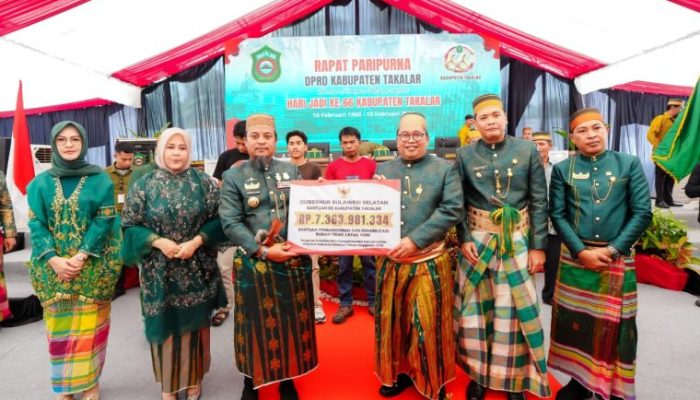Kado 66 Tahun Takalar dari Gubernur Andi Sudirman, Infrastruktur Jalan hingga Bantuan untuk Rakyat