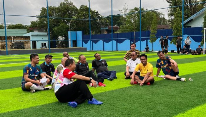 Cetak Dua Gol, Kepala BKN RI Prof. Zudan Warnai Laga Persahabatan Pemprov Sulsel-BKN