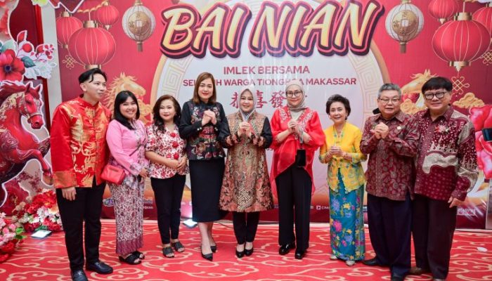 Fatmawati Rusdi Hadiri Perayaan Imlek 2026 di Makassar, Ajak Perkuat Harmoni dan Kebersamaan