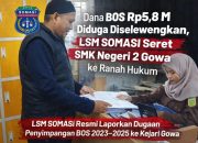 Aroma Korupsi Dana BOS Menguat, SMK Negeri 2 Gowa Dilaporkan ke Kejaksaan