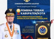 Gubernur Sulsel Terima Penghargaan Pembina Terbaik Pengelolaan Sampah 2026