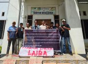Dugaan Penyalahgunaan Dana Desa, Pendemo Segel Kantor Desa Laiba